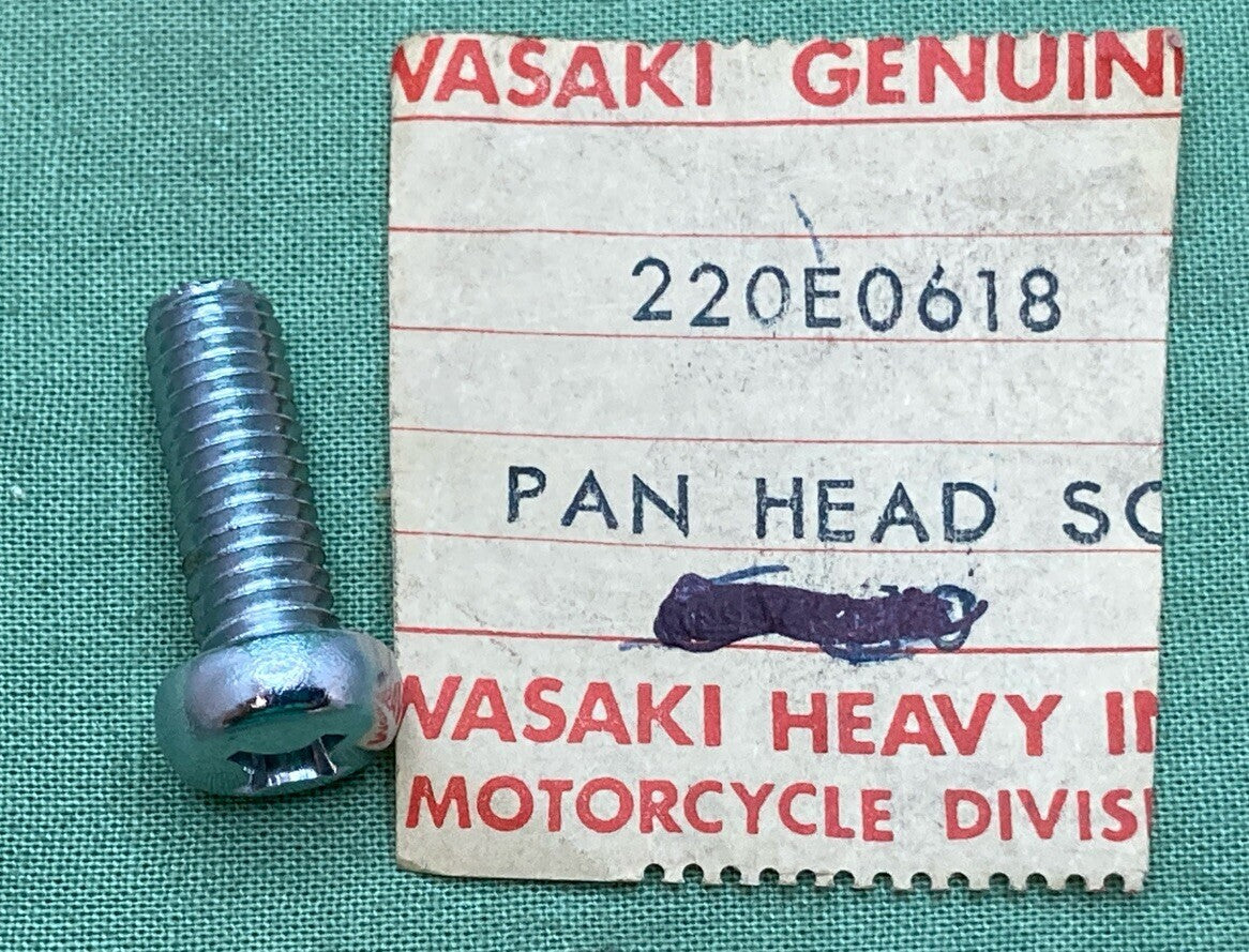 NEW GENUINE KAWASAKI 220E0618 SCREW-PAN HEAD,6X18