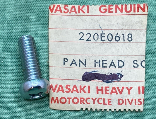 NEW GENUINE KAWASAKI 220E0618 SCREW-PAN HEAD,6X18