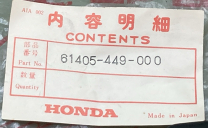 NEW GENUINE HONDA 61405-449-000 STAY FRONT COVER