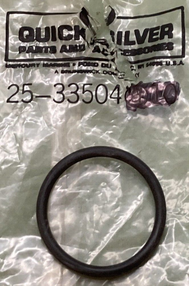 QTY 2 NEW GENUINE MERCURY QUICKSILVER 25-33504 O-Ring 1.359 I.D./ .139 Width