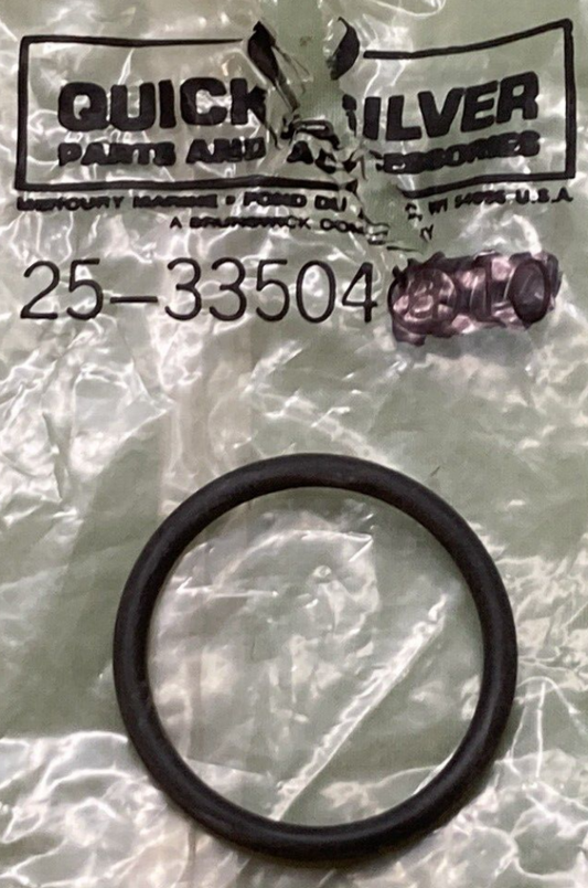 QTY 2 NEW GENUINE MERCURY QUICKSILVER 25-33504 O-Ring 1.359 I.D./ .139 Width