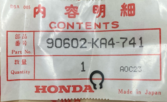 NEW GENUINE HONDA 90602-KA4-741 CIRCLIP CYLINDER HEAD