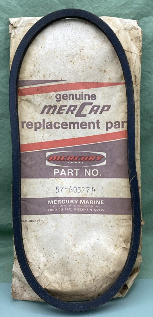NEW GENUINE MERCURY QUICKSILVER 57-60327A1 V BELT WATER PUMP OUTBOARD 120-165HP