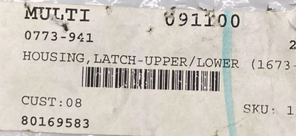 NEW GENUINE ARCTIC CAT 0773-941 HOUSING LATCH UPPER & LOWER