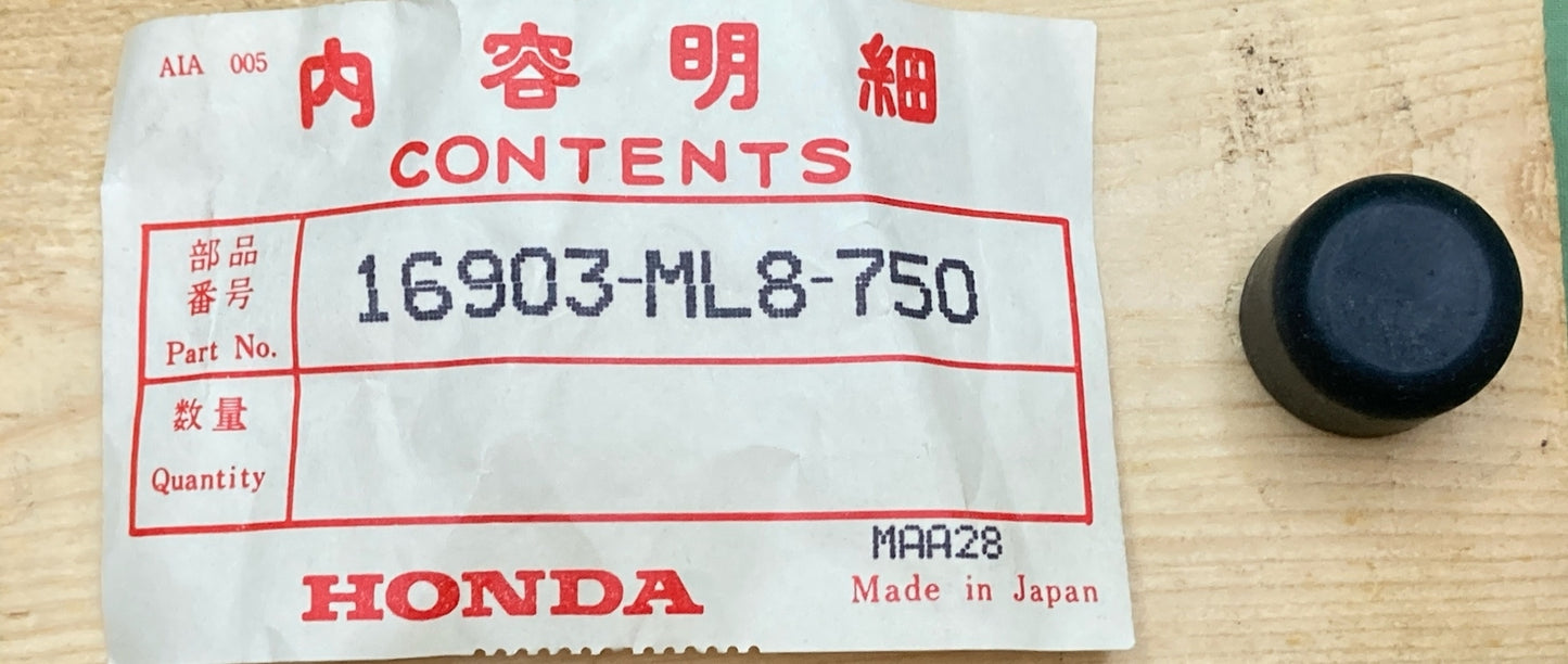 NEW GENUINE HONDA 16903-ML8-750 BOLT, CAP (12MM)