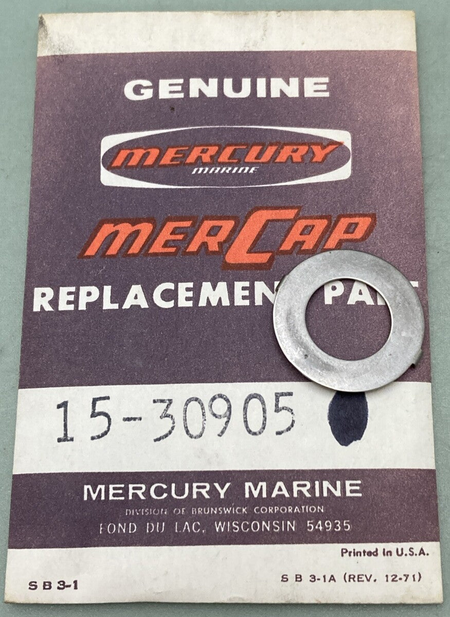 NEW GENUINE MERCURY QUICKSILVER 15-30905 SHIM STRG ARM BRACKET OUTBOARD 6-9.8 HP