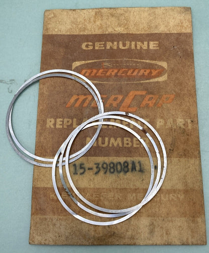 NEW GENUINE MERCURY QUICKSILVER 15-39808A1 SHIM SET ALPHA I SS GEAR HSNG ASM DS