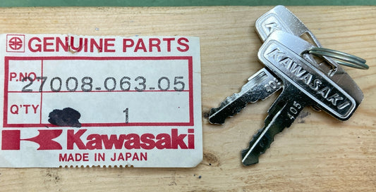NEW GENUINE KAWASAKI 27008-063-05 KEY SET, #405