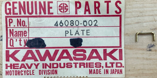 QTY 10 NEW GENUINE KAWASAKI 46080-002 PLATE L.H SW CONTACT