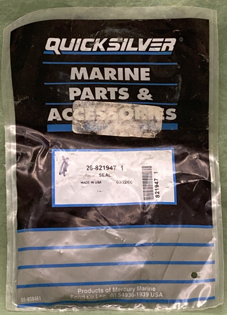 NEW GENUINE MERCURY QUICKSILVER 26-821947 1 SEAL Cirl Water Pump FC 540CID