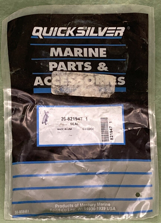 NEW GENUINE MERCURY QUICKSILVER 26-821947 1 SEAL Cirl Water Pump FC 540CID