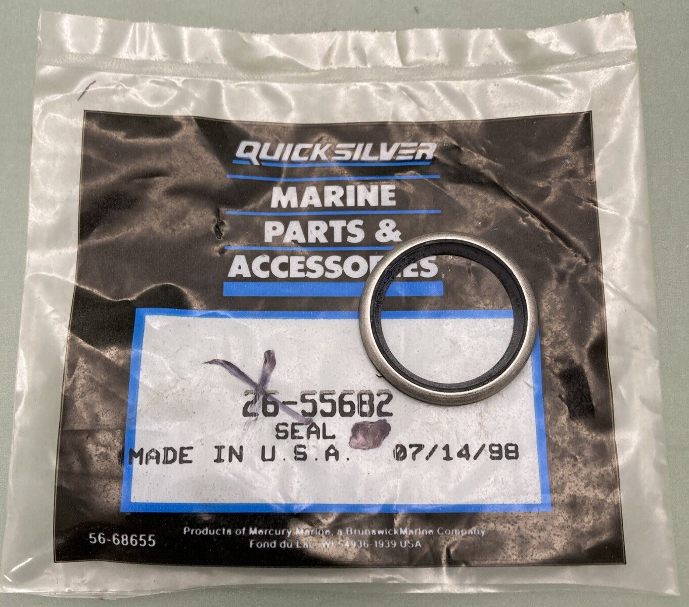 NEW GENUINE MERCURY QUICKSILVER 26-55682 SEAL GEAR HSNG ASM OUTBOARD 65-85HP