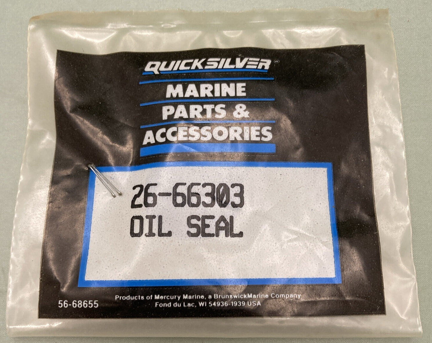 NEW GENUINE MERCURY QUICKSILVER 26-66303 OIL SEAL G HSNG ASM OUTBOARD 20-200HP