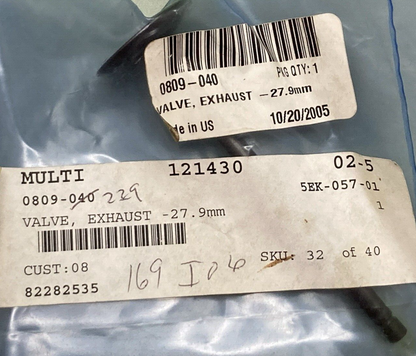 NEW REPLACES ARCTIC CAT 0809-040 VALVE EXHAUST 27.9MM