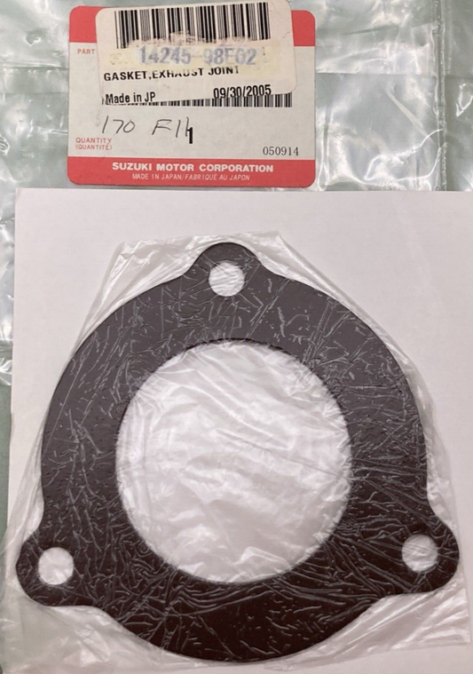 NEW GENUINE SUZUKI 14245-98E02 GASKET EXHAUST JOINT