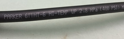 NEW GENUINE PARKER 611HT-6 18" HI-TEMP 400 PSI HYDRAULIC HOSE ASSEMBLY