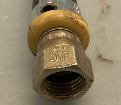 NEW GENUINE PARKER 611HT-6 18" HI-TEMP 400 PSI HYDRAULIC HOSE ASSEMBLY