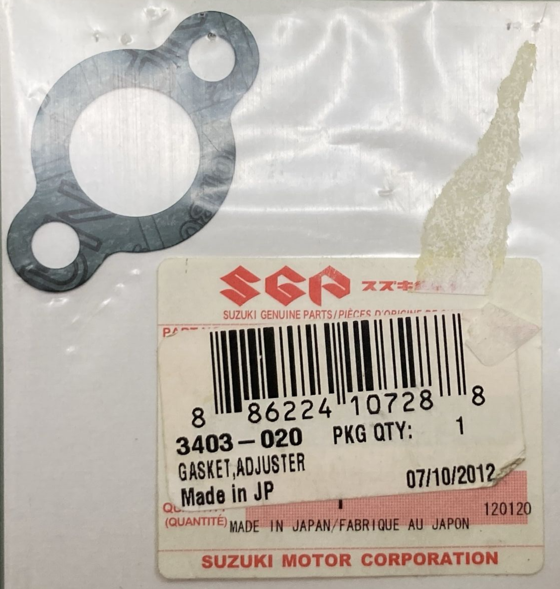 NEW REPLACES ARCTIC CAT 3403-020 Gasket Adjuster ATV