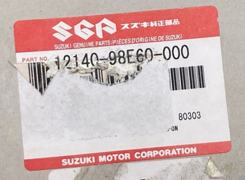 NEW GENUINE SUZUKI 12140-98E60-000 PISTON RING SET