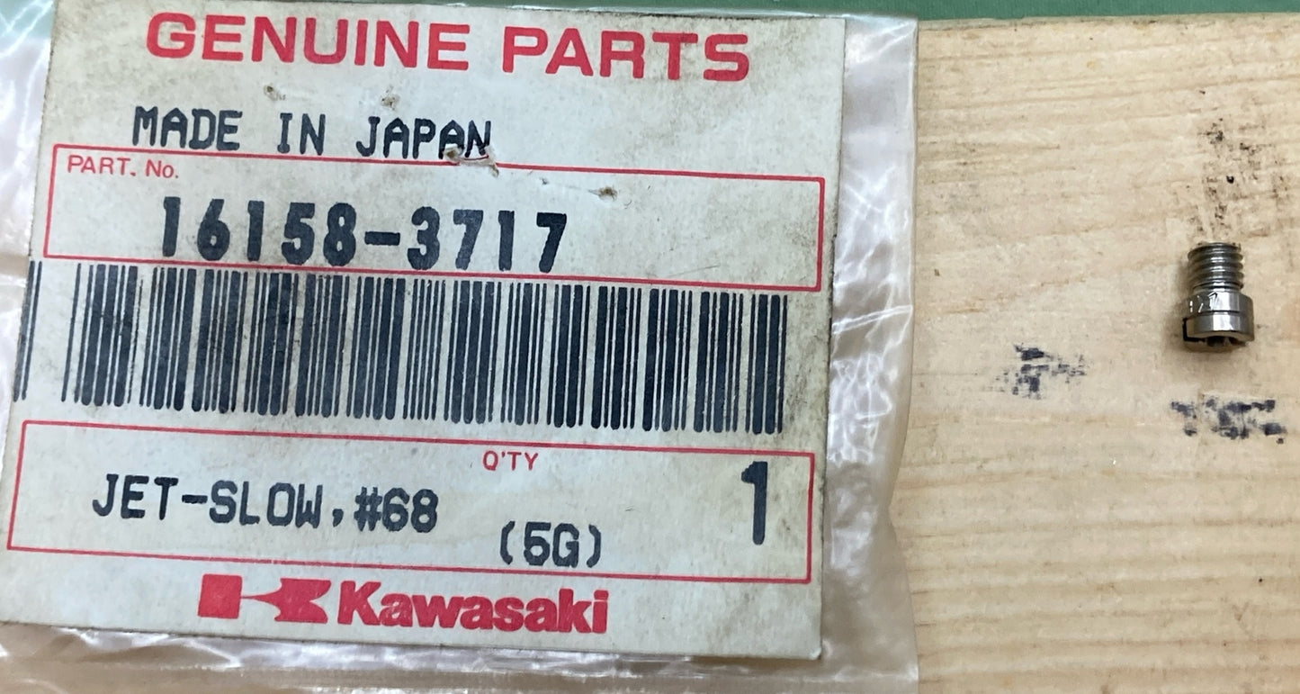 NEW GENUINE KAWASAKI 16158-3717 JET-SLOW,#68