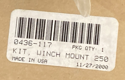 NEW GENUINE Arctic Cat 0436-117 WINCH PLATE KIT COMPLETE