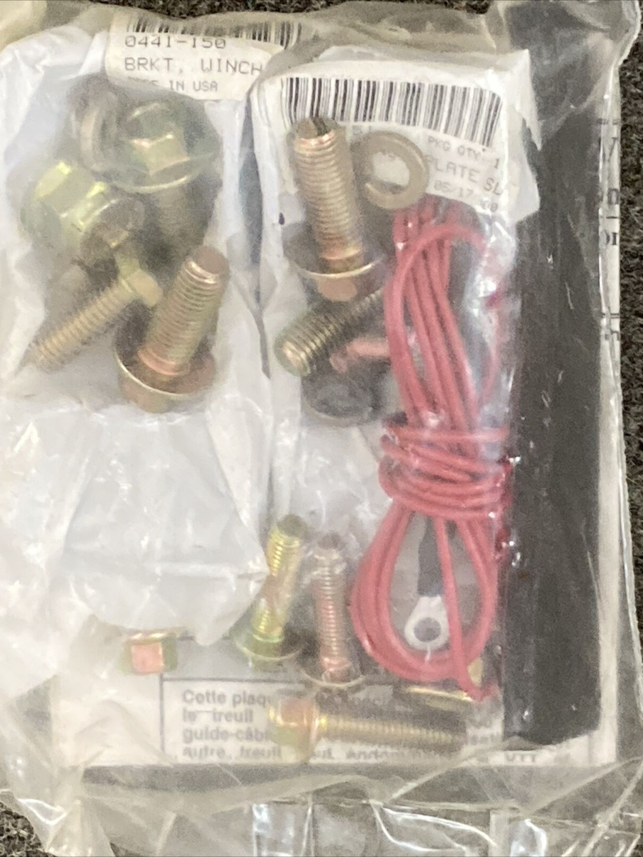 NEW GENUINE Arctic Cat 0436-117 WINCH PLATE KIT COMPLETE