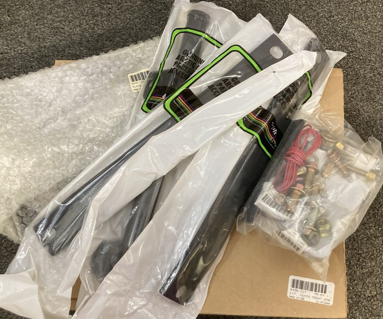 NEW GENUINE Arctic Cat 0436-117 WINCH PLATE KIT COMPLETE