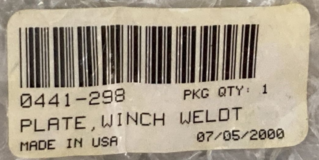 NEW GENUINE Arctic Cat 0436-117 WINCH PLATE KIT COMPLETE