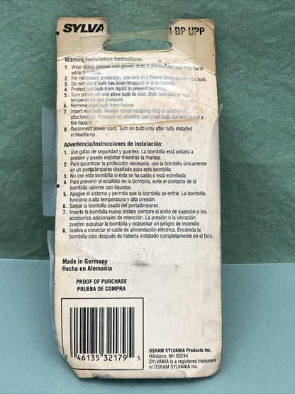 NEW SYLVANIA 9003 CB HALOGEN LIGHT BULB