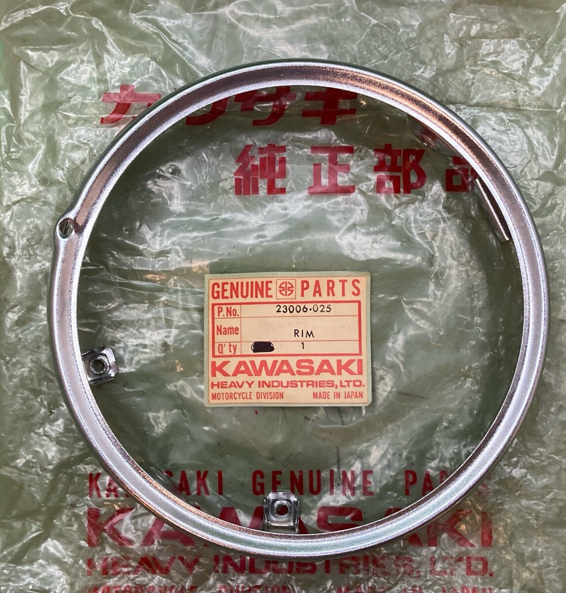 NEW GENUINE KAWASAKI 23006-025 RIM-HEAD LAMP
