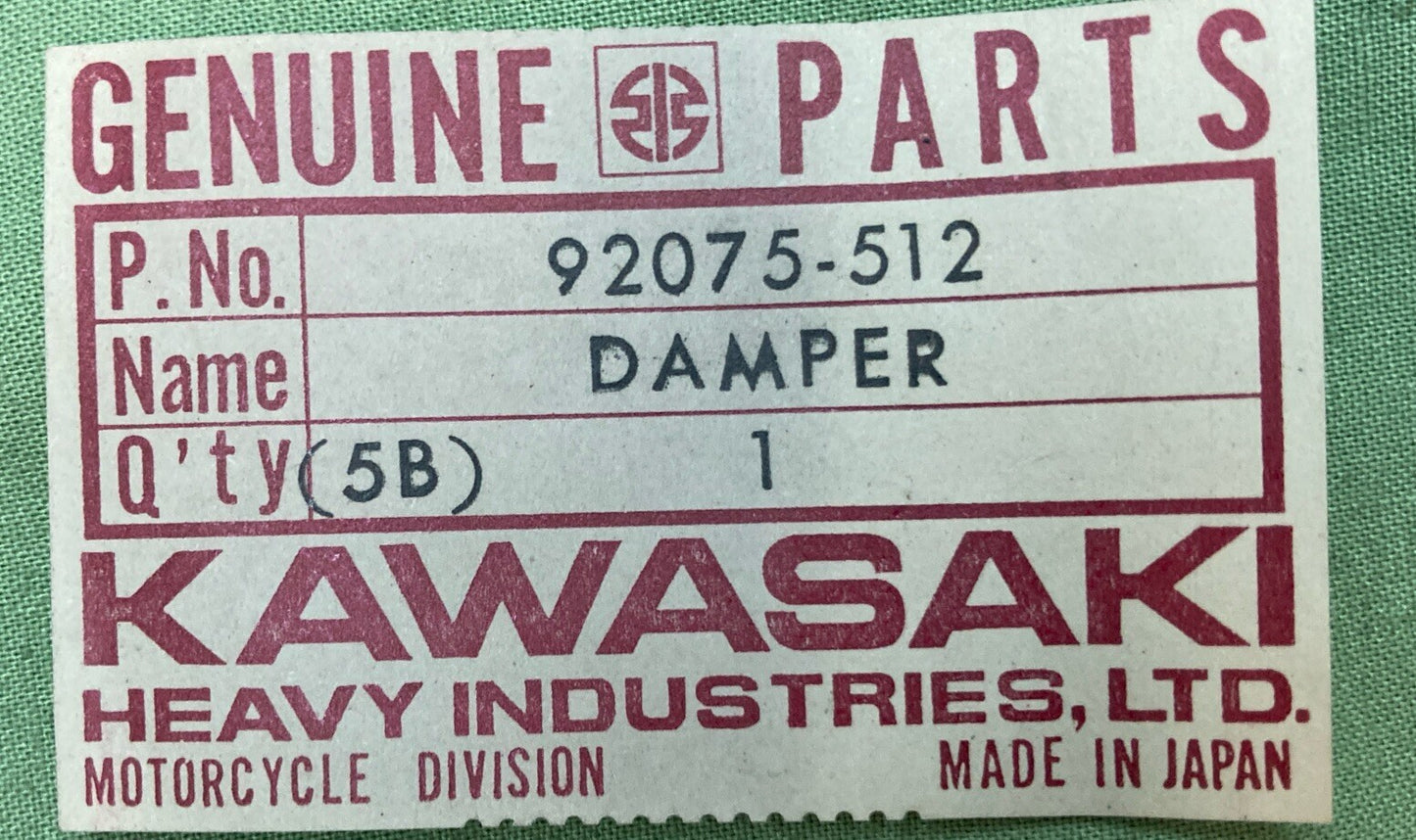 NEW GENUINE KAWASAKI 92075-512 DAMPER