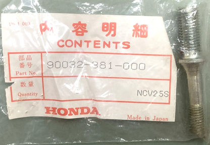 NEW GENUINE HONDA 90032-381-000 BOLT CYLINDER STUD