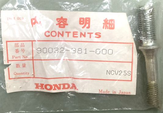 NEW GENUINE HONDA 90032-381-000 BOLT CYLINDER STUD