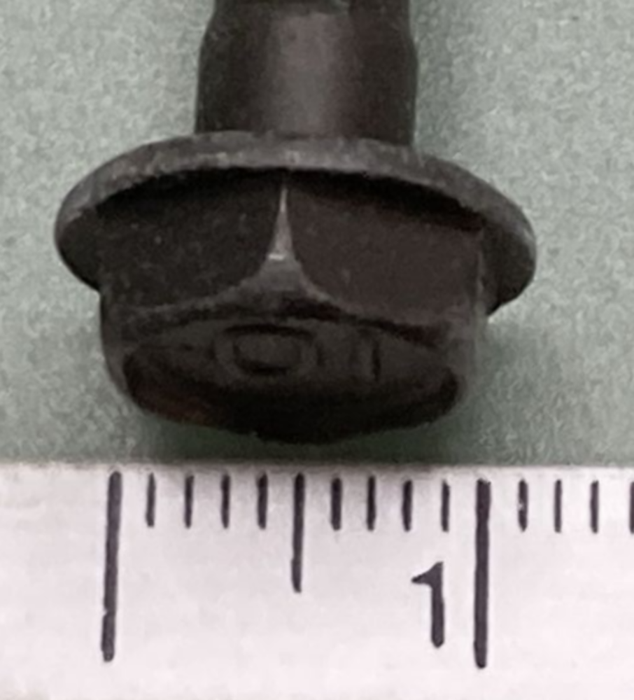 QTY 2 NEW GENUINE HONDA 90001-MB0-000 CYLINDER HEAD BOLT FLANGE 6X52