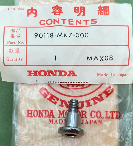 NEW GENUINE HONDA 90118-MK7-000 BOLT, SPECIAL