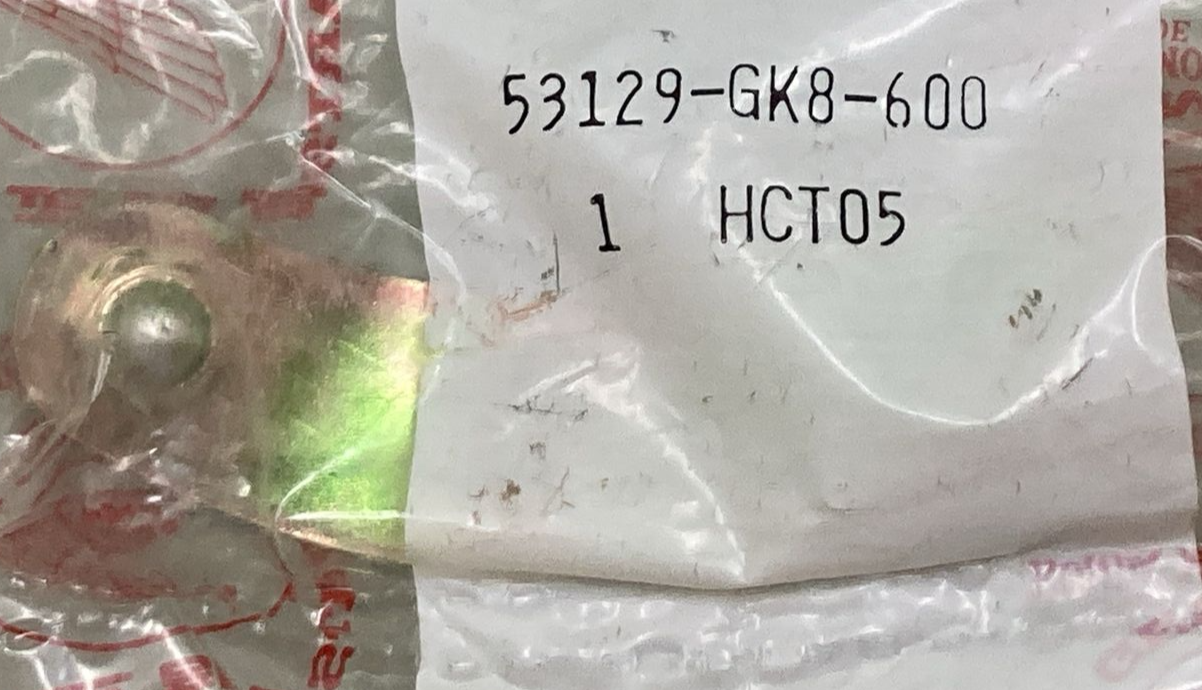 NEW GENUINE HONDA 53129-GK8-600 STAY LEFT TURN SIGNAL