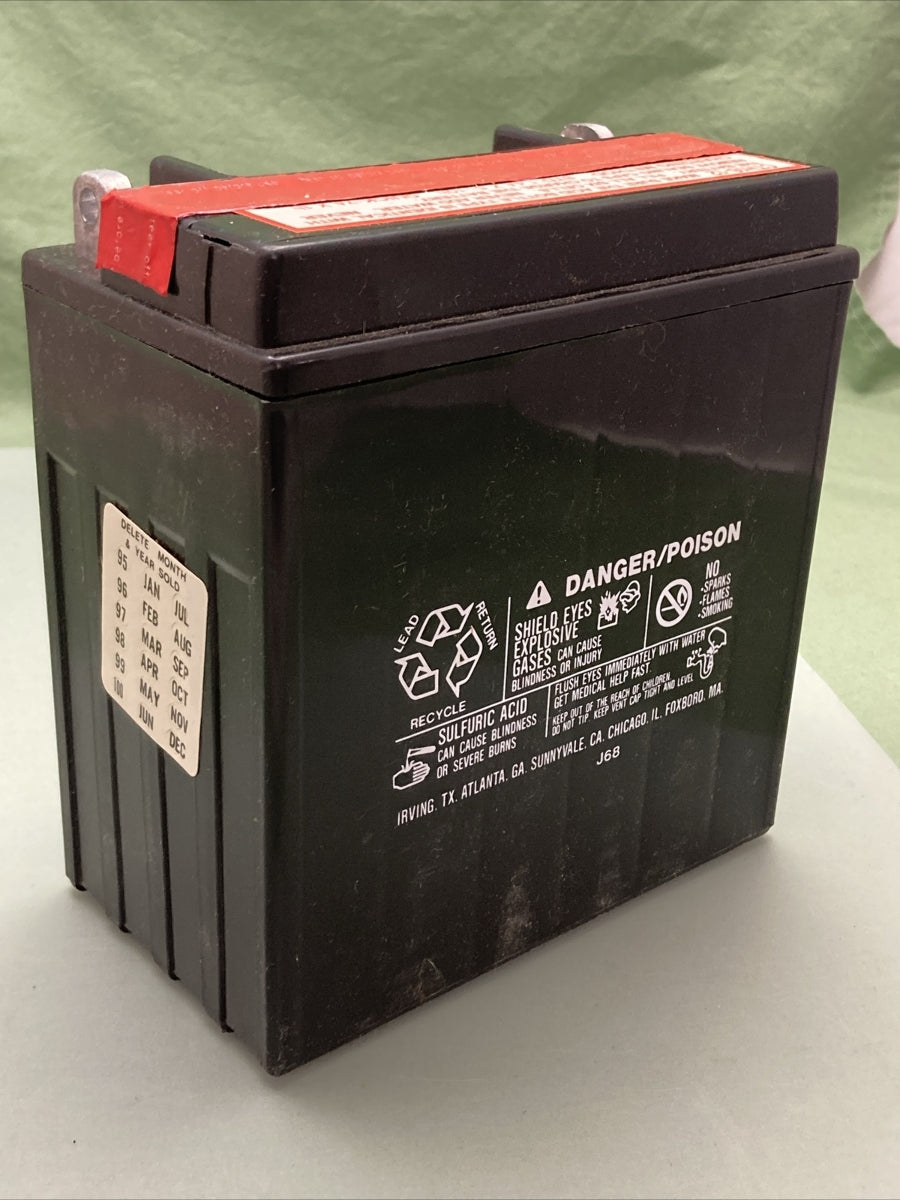 NEW BIKE MASTER BTH16-12 BATTERY, INCLUDES ACID PACK, 12V