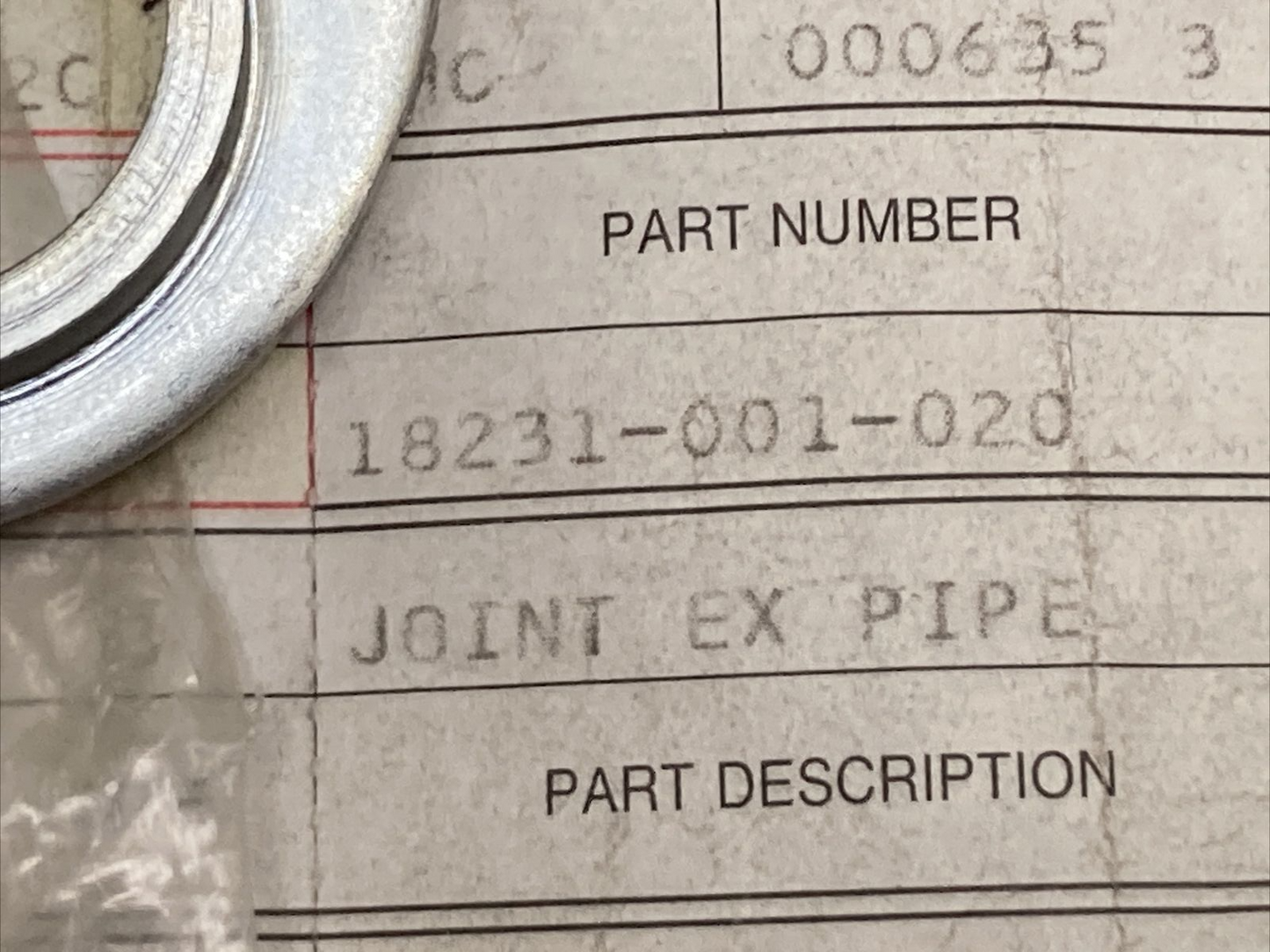 NEW GENUINE HONDA 18231-001-020 JOINT EXHAUST PIPE