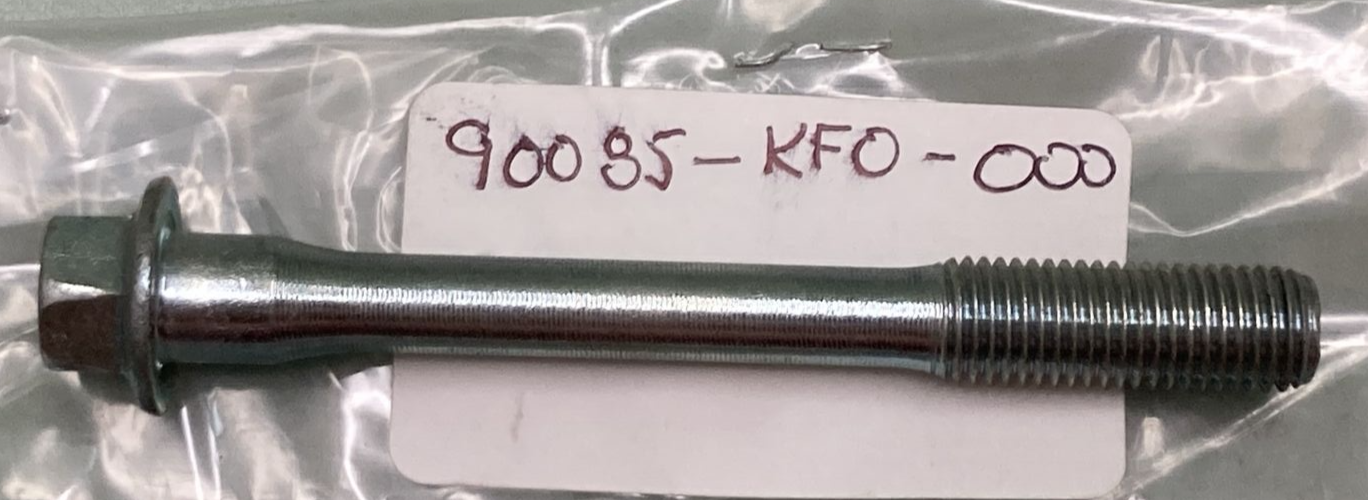 NEW REPLACES HONDA 90085-KF0-000 BOLT FLANGE 10X86 CYLINDER