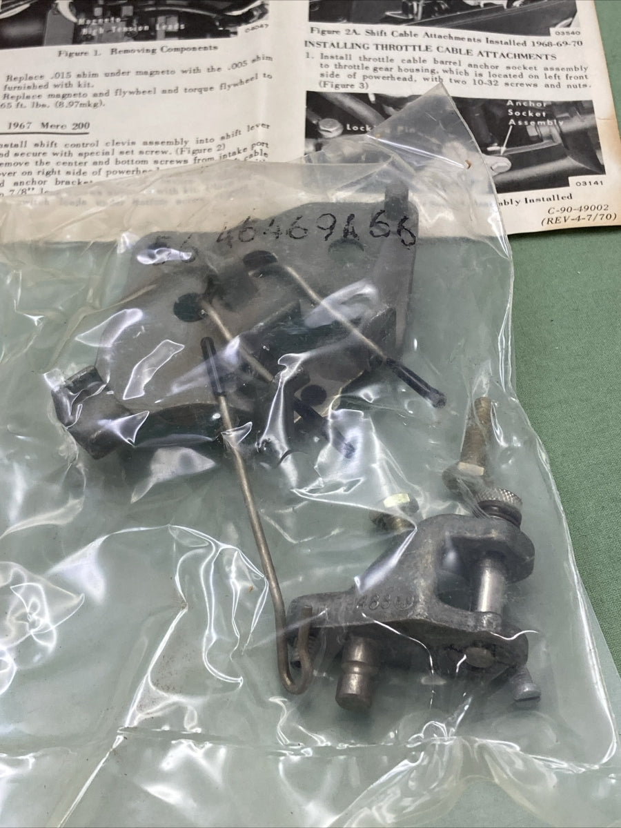 NEW GENUINE MERCURY QUICKSILVER 46455A2 ATTACHING ASSEMBLY