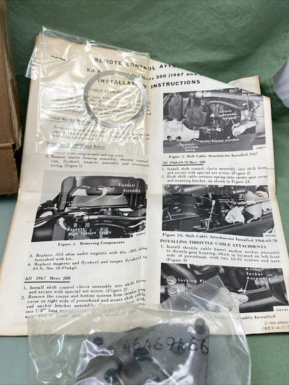 NEW GENUINE MERCURY QUICKSILVER 46455A2 ATTACHING ASSEMBLY