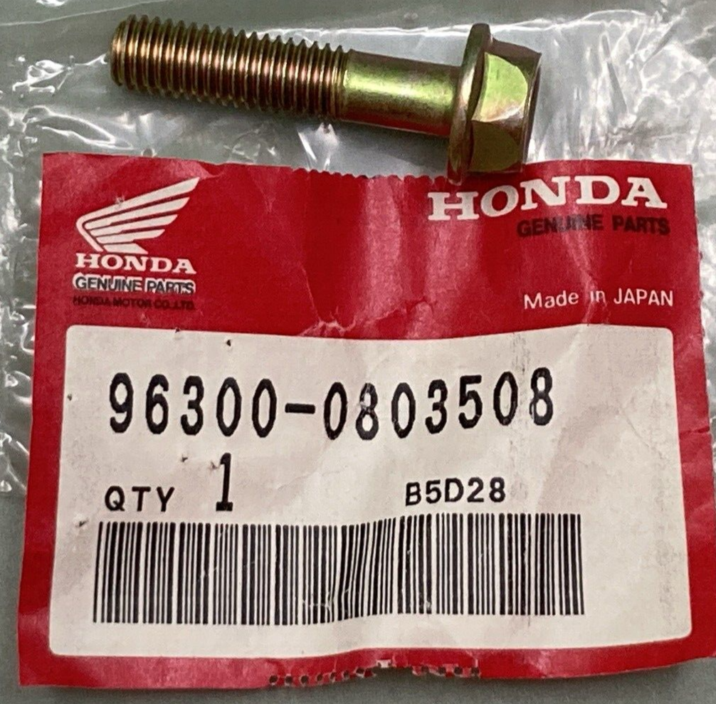 NEW GENUINE HONDA 96300-0803508 FLANGE BOLT ATV