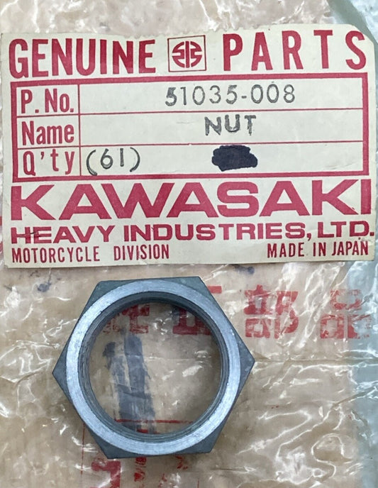 NEW GENUINE KAWASAKI 51035-008 FUEL COCK JOINT NUT