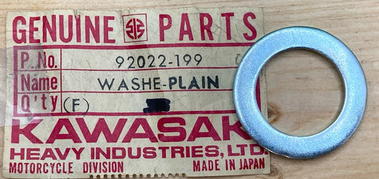 QTY 2 NEW GENUINE KAWASAKI 92022-199 WASHER PLAIN