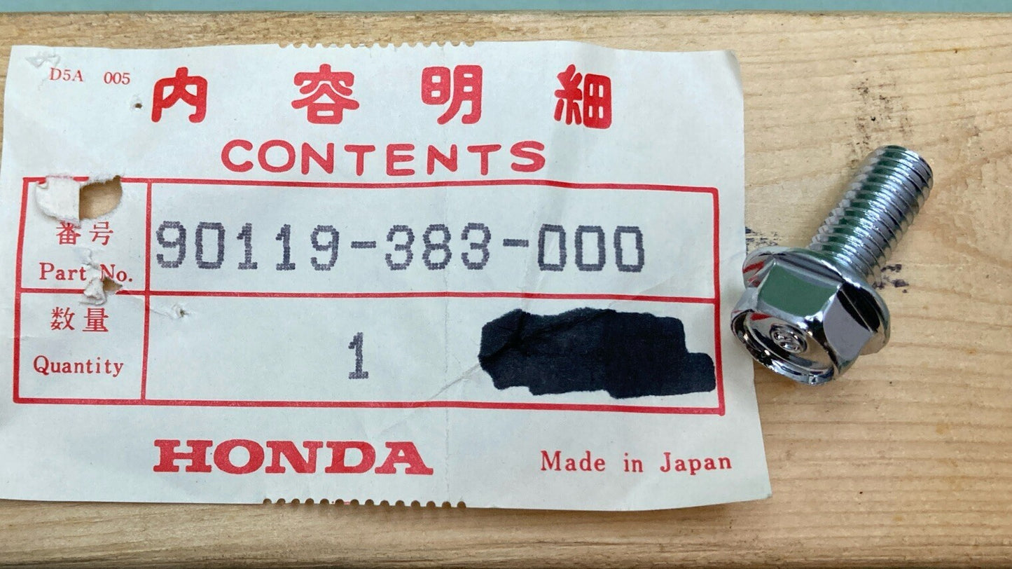 NEW GENUINE HONDA 90119-383-000 BOLT, FLANGE (8X20)