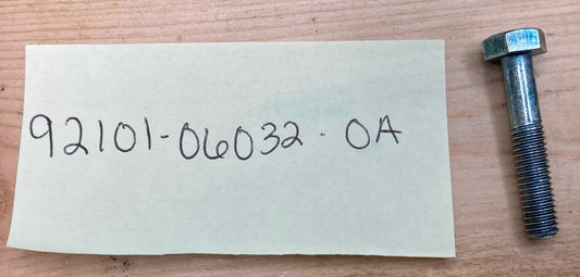 NEW REPLACES HONDA 92101-06032-0A HEX BOLT (6X32)