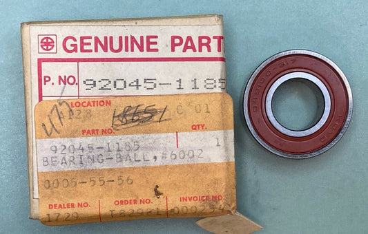 NEW GENUINE KAWASAKI 92045-1185 BEARING-BALL, 6002