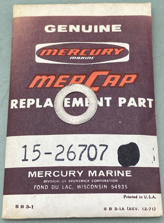 QTY 5 NEW GENUINE MERCURY QUICKSILVER 15-26707 SHIM STRNG ASM OUTBOARD 4-9.8HP