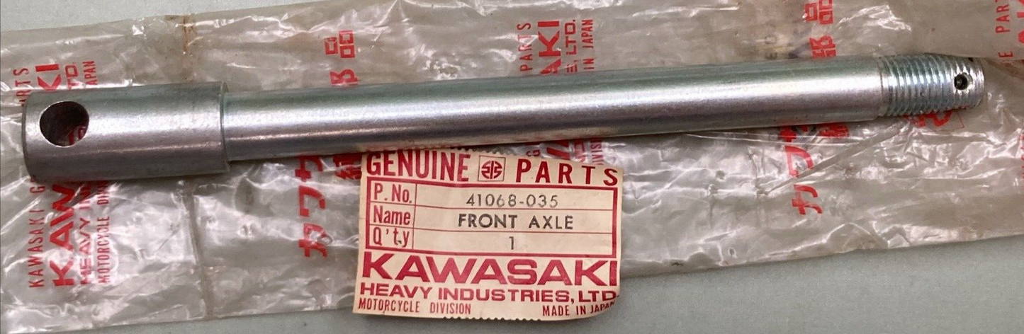 NEW GENUINE KAWASAKI 41068-035 FRONT AXLE
