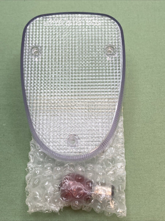 NEW TOPZONE TZY-076 CLEAR TAIL LIGHT LENS W/ RED BULB YAMAHA V STAR 1998-2008
